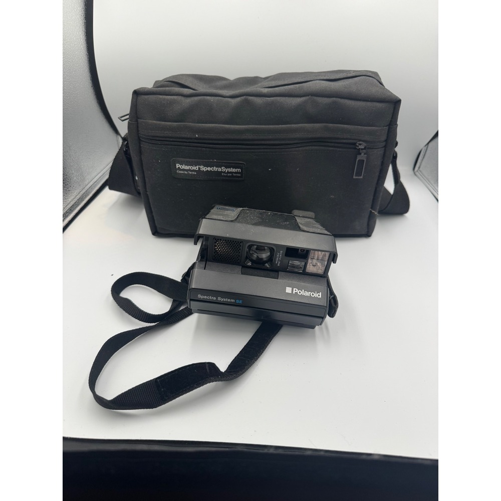 Polaroid Spectra System SE Instant Film Camera Bundle with Tenba Bag
works 8